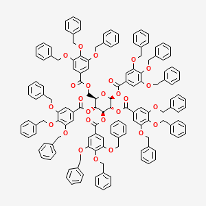 1,2,3,4,6-Penta-O-(3,4,5-tri-O-benzylgalloyl)-β-D-glucopyranose