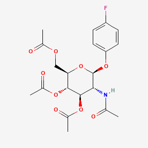 4-Fluorophenyl 2-acetamido-3,4,6-tri-O-acetyl-2-deoxy-β-D-glucopyranoside