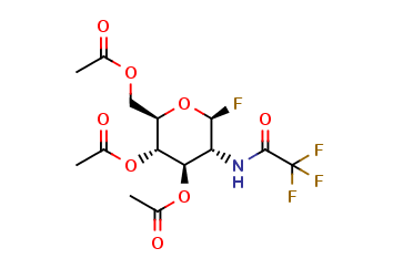 2-Trifluroacetamido-3,4,6-tri-O-acetyl-2-deoxy-β-D-glucopyranosyl Fluoride
