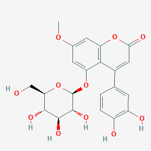 4-(3,4-Dihydroxyphenyl)-5-(β-D-glucopyranosyloxy)-7-methoxy-2H-1-benzopyran-2-one