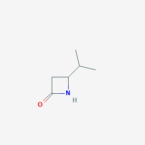 (+/-)-4-isopropylazetidin-2-one