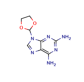(-)-β-D-2,6-diaminopurine dioxolane