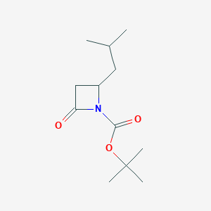 (+/-)-tert-Butyl-2-isobutyl-4-oxoazetidine-1-carboxylate