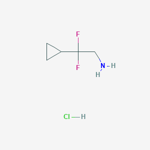β,β-Difluoro-cyclopropaneethanamine Hydrochloride