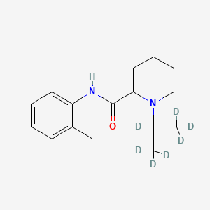 (±)-N-(2,6-Dimethylphenyl)-1-iso-propyl-d7-2-piperidinecarboxamide