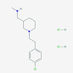 ({1-[2-(4-chlorophenyl)ethyl]piperidin-3-yl}-methyl)methylamine dihydrochloride