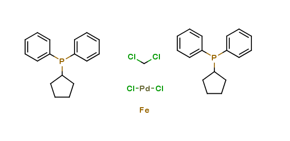 (1,1-Bis(diphenylphosphino)ferrocene)dichloropalladium-dichloromethane