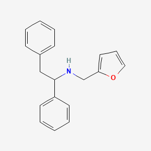 (1,2-Diphenyl-ethyl)-furan-2-ylmethyl-amine