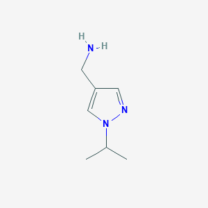 [(1-Isopropyl-1H-pyrazol-4-yl)methyl]amine