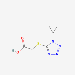 [(1-cyclopropyl-1H-tetrazol-5-yl)thio]acetic acid
