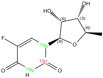 [13C, 15N2]-5'-Deoxyfluorouridine