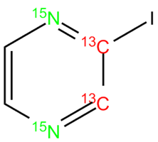 2-Iodopyrazine 13C2,15N2