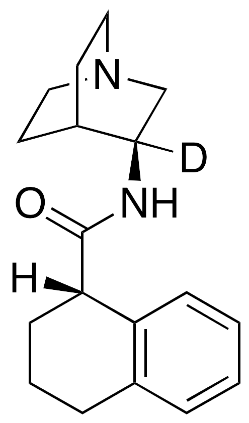 (1S)-N-(3S)-1-Azabicyclo[2.2.2]oct-3-yl-1,2,3,4-tetrahydro-1-naphthalenecarboxamide-d1