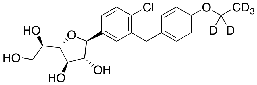 (2S,3R,4R,5S)-2-(4-Chloro-3-(4-ethoxybenzyl)phenyl)-5-((R)-1,2-dihydroxyethyl)tetrahydrofuran-3,4-diol-d5