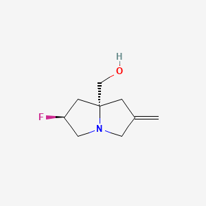 ((2S,7aR)-2-fluoro-6-methylenetetrahydro-1H-pyrrolizin-7a(5H)-yl)methanol