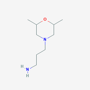 [3-(2,6-Dimethylmorpholin-4-yl)propyl]amine
