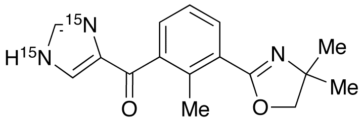 [3-(4,5-Dihydro-4,4-dimethyl-2-oxazolyl)-2-methylphenyl]-1H-imidazol-5-yl-methanone-15N2