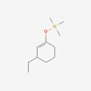 [(3-Ethyl-1-cyclohexen-1-yl)oxy]trimethylsilane