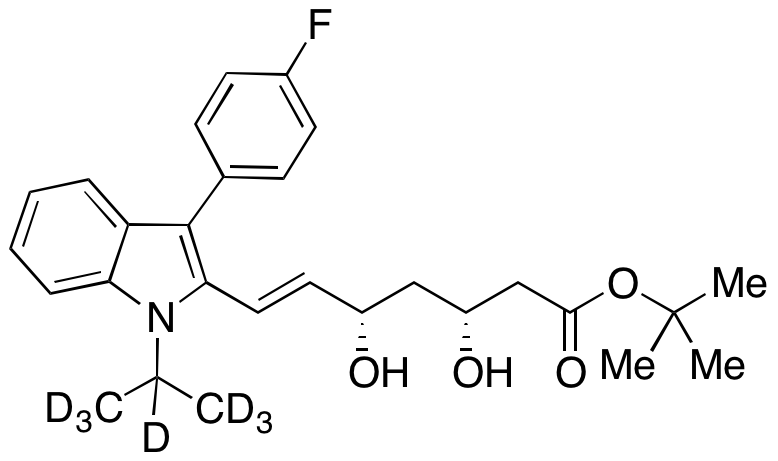 (3R,5S)-rel-Fluvastatin-d7 tert-Butyl Ester