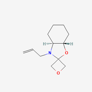 (3aS,7aS)-3-allylhexahydro-3H-spiro[benzo[d]oxazole-2,3'-oxetane]