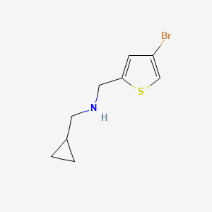 [(4-Bromothiophen-2-yl)methyl](cyclopropylmethyl)amine