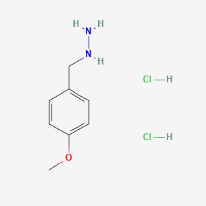 [(4-methoxyphenyl)methyl]hydrazine dihydrochloride