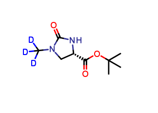 (4S)-1-(Methyl-d3)-2-oxo-4-imidazolidinecarboxylic Acid, tert-Butyl Ester
