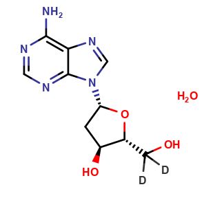 [5',5''-D2]2'-deoxyadenosine monohydrate
