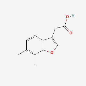(6,7-Dimethyl-benzofuran-3-yl)-acetic acid