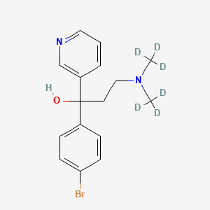 α-(4-Bromophenyl)-α-[2-(dimethyl-d6-amino)ethyl]-3-pyridinemethanol