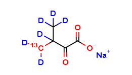 α-Keto Isovaleric Acid Sodium Salt 13C D6