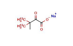 α-Keto Isovaleric Acid Sodium Salt Dimethyl-13C2