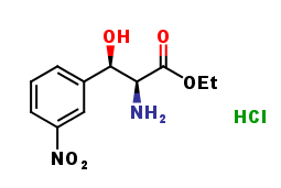 ß-Hydroxy-3-nitro-phenylalanine Ethyl Ester Hydrochloride (Racemic)