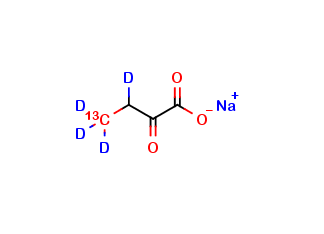 α-Keto Isovaleric Acid Sodium Salt 3-Methyl-13C, D4
