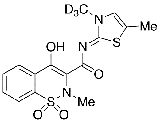 [N(Z)]-N-(3,5-Dimethyl-2(3H)-thiazolylidene)-4-hydroxy-2-methyl-2H-1,2-benzothiazine-3-carboxamide 1,1-Dioxide-d3