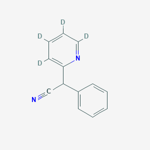 α-Phenyl-α-(2-pyridyl)acetonitrile-d4