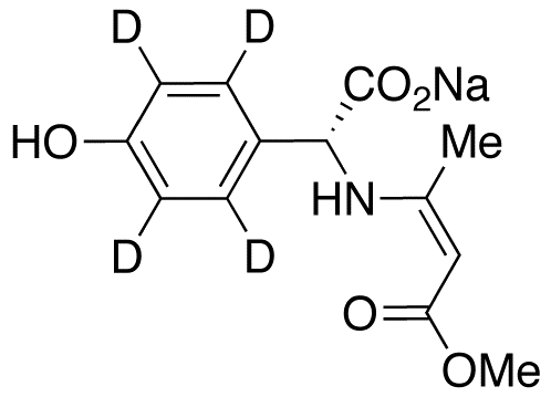 (αR)-4-Hydroxy-α-[((1Z)-3-methoxy-1-methyl-3-oxo-1-propen-1-yl)amino]-benzeneacetic-d4 Acid