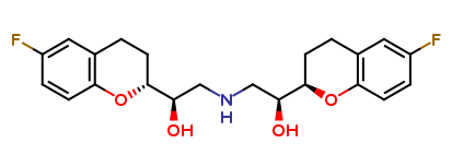 ((S)-1-((R)-6-Fluorochroman-2-yl)-2-(((R)-2((R)-6-fluorochroman-2-yl )-2-hydroxy ethyl)amino)ethanol