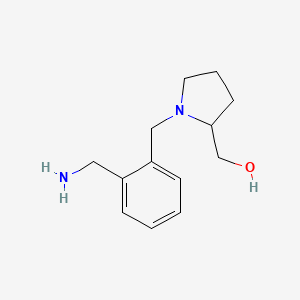 (1-{[2-(Aminomethyl)phenyl]methyl}pyrrolidin-2-yl)methanol