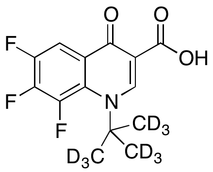 1-(1,1-Dimethylethyl)-6,7,8-trifluoro-1,4-dihydro-4-oxo-3-quinolinecarboxylic Acid-d9