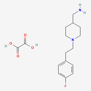 (1-[2-(4-Fluorophenyl)ethyl]piperidin-4-yl)methylamine Oxalate