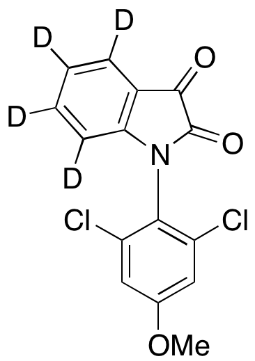 1-(2,6-Dichloro-4-methoxyphenyl)-1H-indole-2,3-dione-d4