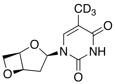 1-(3,5-Anhydro-2-deoxy-b-D-threo-pentofuranosyl)-5-methyl-2,4(1H,3H)-pyrimidinedione, Methyl-d3