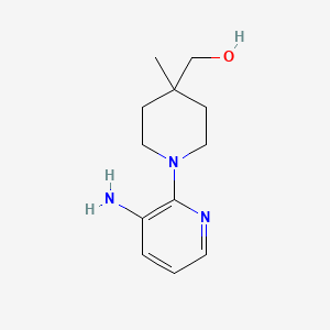 (1-(3-Aminopyridin-2-yl)-4-methylpiperidin-4-yl)methanol