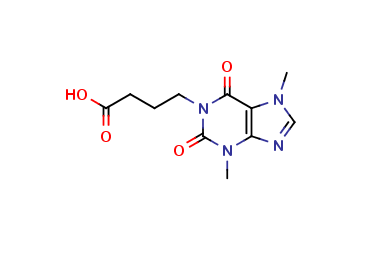 1-(3-Carboxypropyl)-3,7-dimethylxanthine