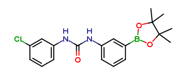 1-(3-Chlorophenyl)-3-[3-(tetramethyl-1,3,2-dioxaborolan-2-yl)phenyl]urea