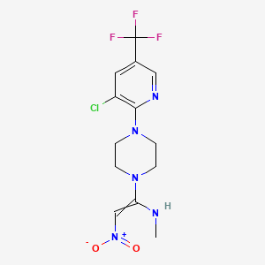 (1-{4-[3-chloro-5-(trifluoromethyl)pyridin-2-yl]piperazin-1-yl}-2-nitroethenyl)(methyl)amine
