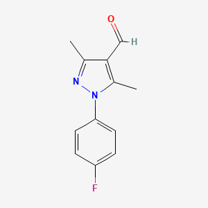 1-(4-Fluoro-phenyl)-3,5-dimethyl-1H-pyrazole-4-carbaldehyde