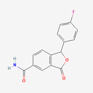 1-(4-Fluorophenyl)-1,3-dihydro-3-oxo-5-isobenzofurancarboxamide