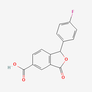1-(4-Fluorophenyl)-1,3-dihydro-3-oxo-5-isobenzofurancarboxylic Acid
